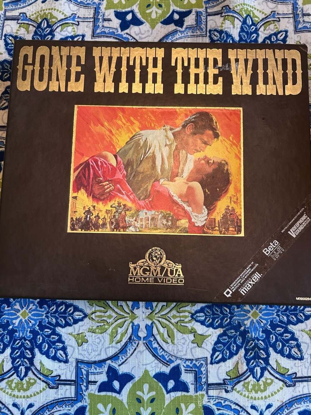 Gone With The Wind MGM/UA Home Video Beta Hi-Fi Tape